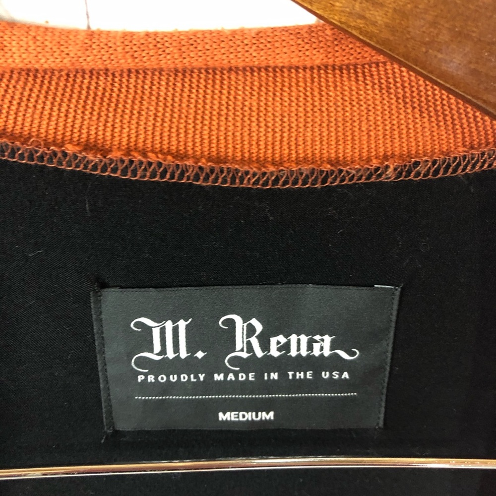 M Rena Long Sleeve Knit Floral Back Cardigan M - Picture 4 of 7